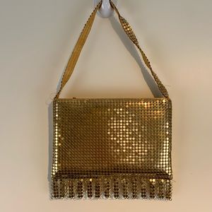 VTG Another Y&S Original gold mesh evening bag